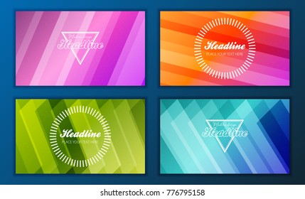 Modern Vector abstract brochure, report or flyer design template