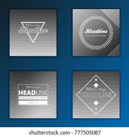 Modern Vector abstract brochure, report or flyer design template