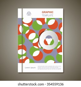 modern vector abstract cover, book or brochure design template.