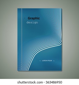modern vector abstract cover, book or brochure design template.
