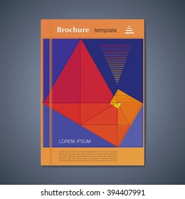 modern vector abstract cover, book or brochure design template.