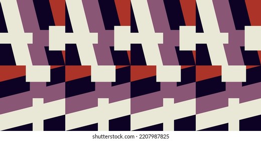 Modern vector abstract  geometric background with rectangles and squares  in retro scandinavian style. Pastel colored simple shapes graphic diagonal pattern. Abstract mosaic artwork.