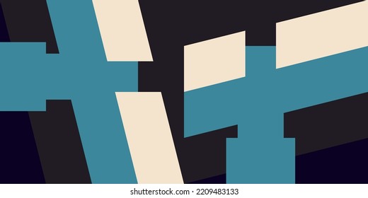 Modern vector abstract  geometric background with rectangles and squares  in retro scandinavian style. Pastel colored simple shapes graphic diagonal pattern. Abstract mosaic artwork.