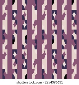 Modern vector abstract  geometric background with diamond shapes, rectangles and squares  in retro scandinavian style. Pastel colored simple shapes graphic pattern. Abstract mosaic artwork.