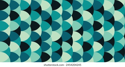 Modern vector abstract  geometric background with circles in retro color,Abstract mosaic artwork.