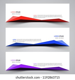 Modern vector abstract geometric design banner template for your promotion