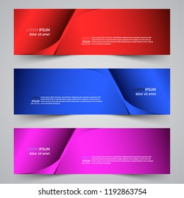 Modern vector abstract geometric design banner template for your promotion