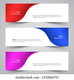 Modern vector abstract geometric design banner template for your promotion