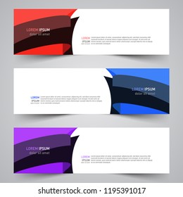 Modern vector abstract geometric design banner template for your promotion