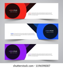 Modern vector abstract geometric design banner template for your promotion