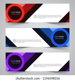 Modern vector abstract geometric design banner template for your promotion