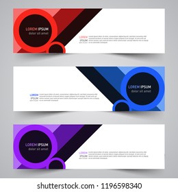 Modern vector abstract geometric design banner template for your promotion