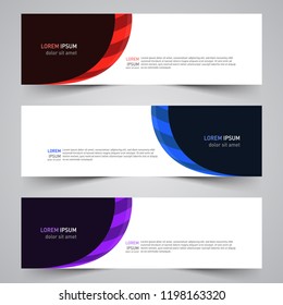 Modern vector abstract geometric design banner template for your promotion