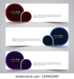 Modern vector abstract geometric design banner template for your promotion