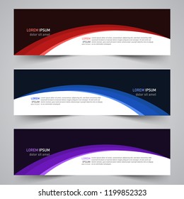 Modern vector abstract geometric design banner template for your promotion