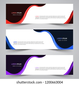 Modern vector abstract geometric design banner template for your promotion