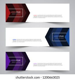Modern vector abstract geometric design banner template for your promotion
