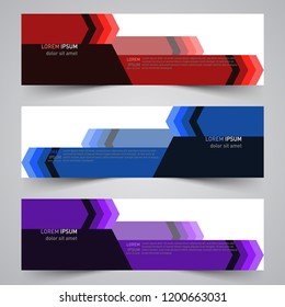 Modern vector abstract geometric design banner template for your promotion