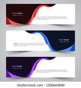 Modern vector abstract geometric design banner template for your promotion