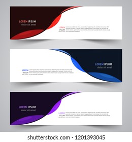 Modern vector abstract geometric design banner template for your promotion