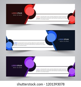 Modern vector abstract geometric design banner template for your promotion