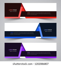 Modern vector abstract geometric design banner template for your promotion