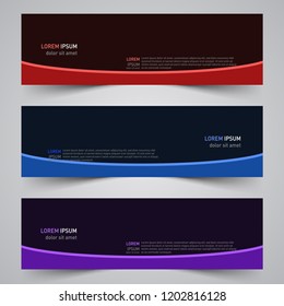 Modern vector abstract geometric design banner template for your promotion