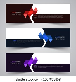 Modern vector abstract geometric design banner template for your promotion
