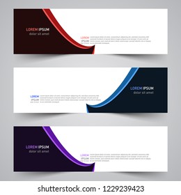 Modern vector abstract geometric design banner template for your promotion