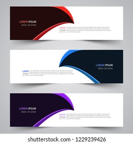 Modern vector abstract geometric design banner template for your promotion