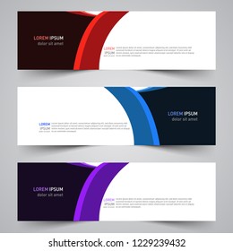 Modern vector abstract geometric design banner template for your promotion