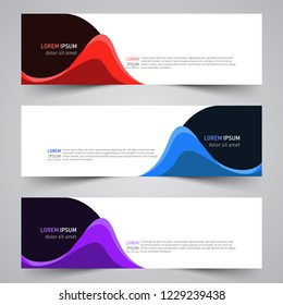Modern vector abstract geometric design banner template for your promotion