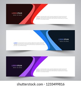 Modern vector abstract geometric design banner template for your promotion