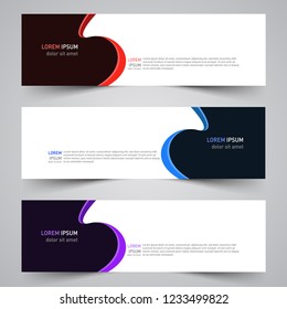 Modern vector abstract geometric design banner template for your promotion