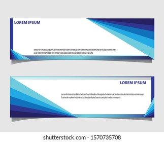 Modern vector abstract geometric design banner template for your promotion