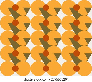 Moderne, abstrakte geometrische Vektorgrafik nahtlos