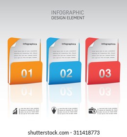 Modern vector abstract  infographic  banner.