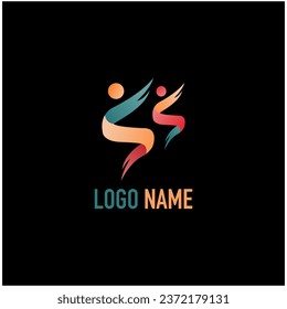 modern vector abstract logo design