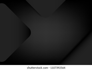 Modern vector Abstract rectangular shape on black background, Vector Illustration
