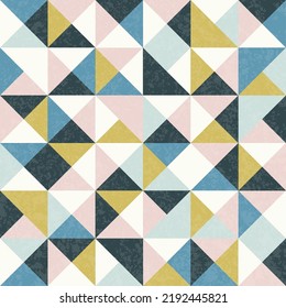Modern vector abstract seamless geometric pattern in Scandinavian style.