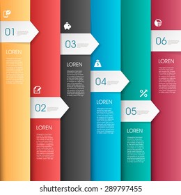 modern vector abstract step label infographic elements.can be used for workflow layout, diagram, number options, web design.  illustration ,EPS10