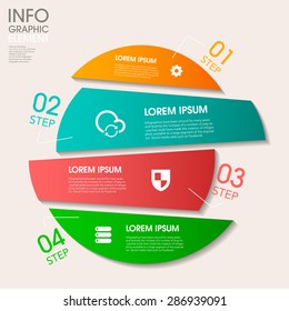 modern vector abstract step lable infographic elements.can be used for workflow layout, diagram, number options, web design.  illustration ,EPS10