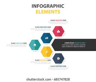Modern vector abstract step lable infographic elements.can be used for workflow layout, diagram, number options, icons for 4 options, web design. illustration ,EPS10