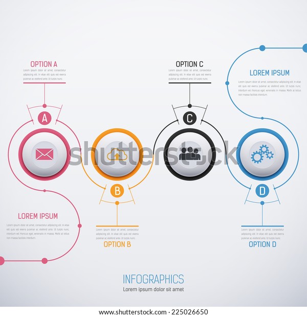 Modern Vector Abstract Template Infographic Stock Vector (Royalty Free ...