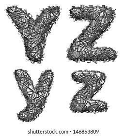 Modern Vector Alphabet
