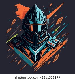  Modern vector art of an astronaut suit