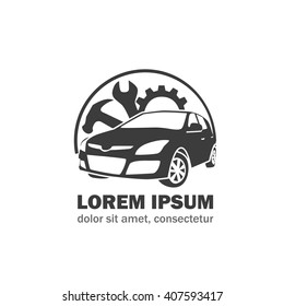 Modern vector auto repair logotype. Logotype of auto repair. 