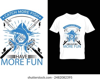 modern vector awesome fishing t shirt template .