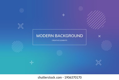 Modern vector background. abstract creative elements.