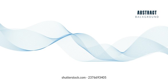 Fondo vectorial moderno con líneas onduladas azules.